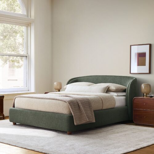Margaret Upholstered Shelter Bed