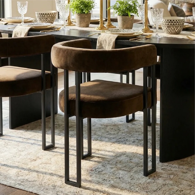 Mateo Oval 6 Seater Dining Set