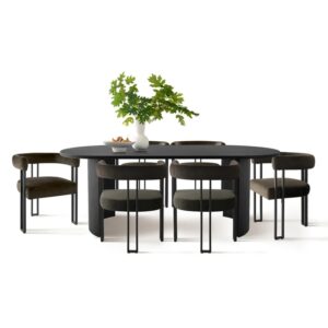 Mateo Oval 6 Seater Dining Set