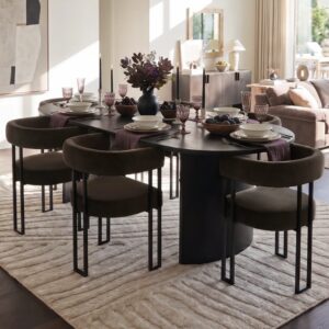 Mateo Oval 6 Seater Dining Set