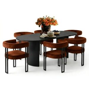 Mateo Oval 6 Seater Dining Set