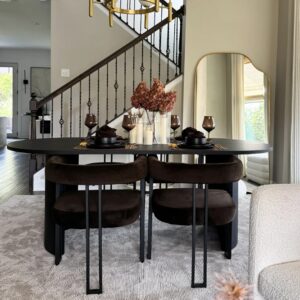 Mateo Oval 6 Seater Dining Set