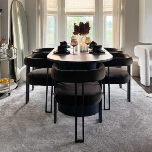 Mateo Oval 6 Seater Dining Set