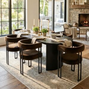 Mateo Oval 6 Seater Dining Set