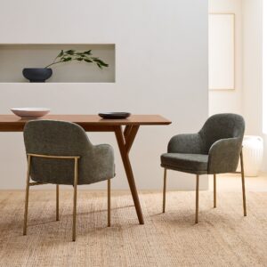 Mimi Metal Frame Arm Dining Chair