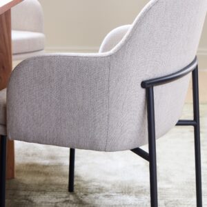 Mimi Metal Frame Arm Dining Chair