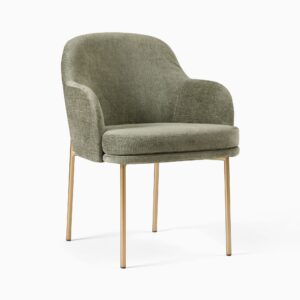 Mimi Metal Frame Arm Dining Chair