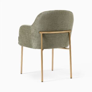 Mimi Metal Frame Arm Dining Chair