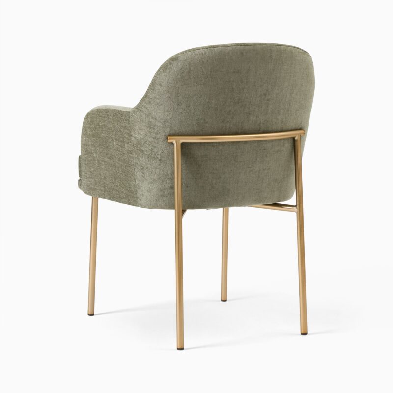 Mimi Metal Frame Arm Dining Chair