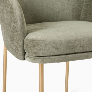 Mimi Metal Frame Arm Dining Chair