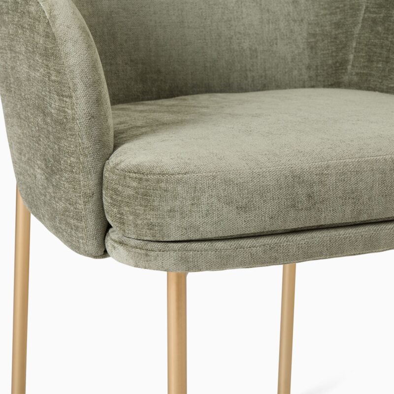 Mimi Metal Frame Arm Dining Chair