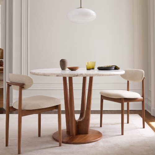 Moscara Marble Round Dining Table