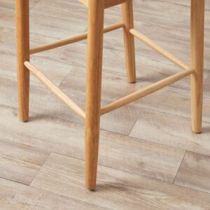 Pinta Curved Rattan Bar Stool