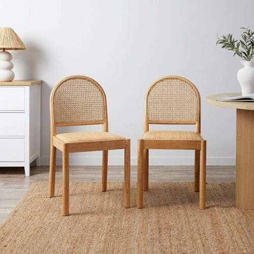 Pinta Curved Rattan Dining Chair