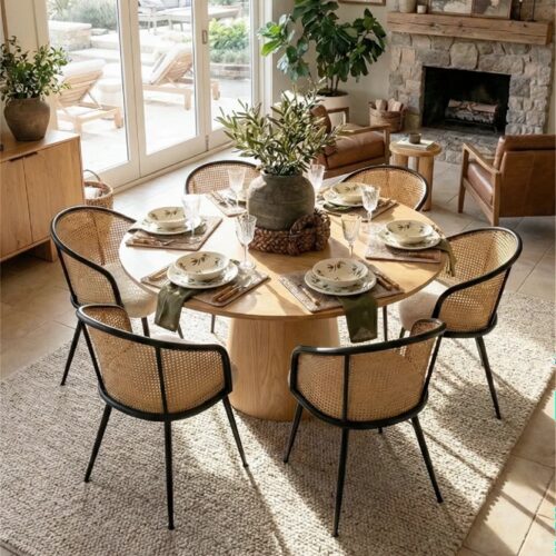 Royal Round 6 Seater Dining Set