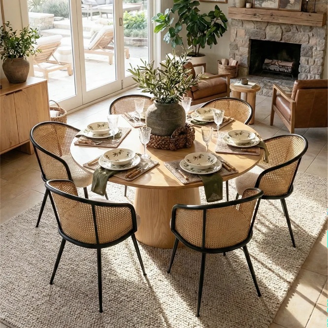 Royal Round 6 Seater Dining Set