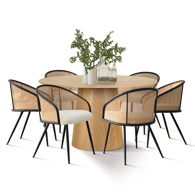 Royal Round 6 Seater Dining Set