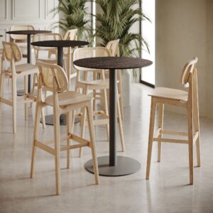 Santiago Round Disc Base Marble Table