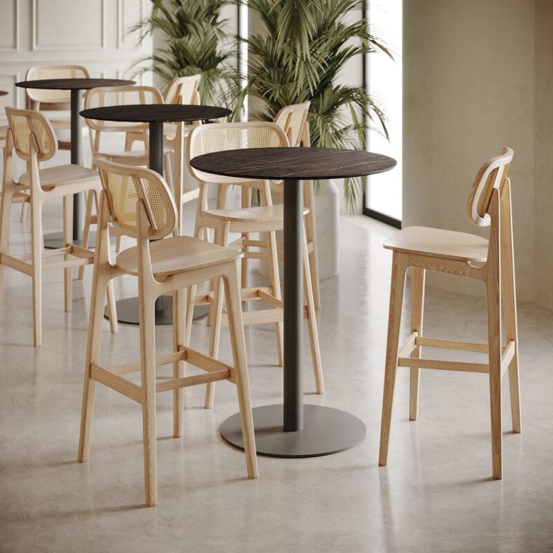Santiago Round Disc Base Marble Table