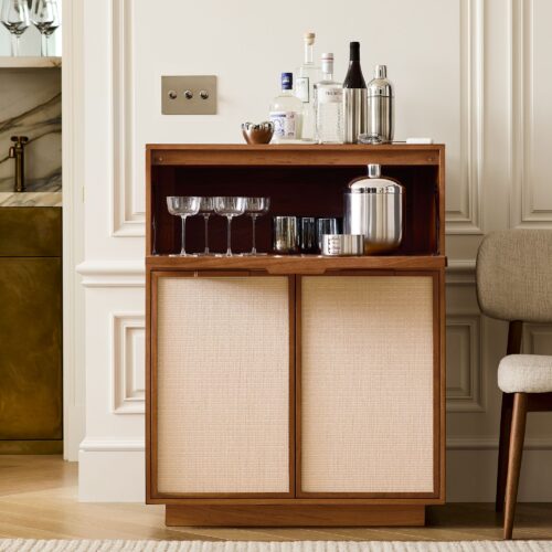 Santorini Solid Wood Bar Cabinet