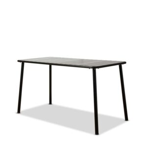 Sorrento Outdoor Four Seater Dining Table – Black