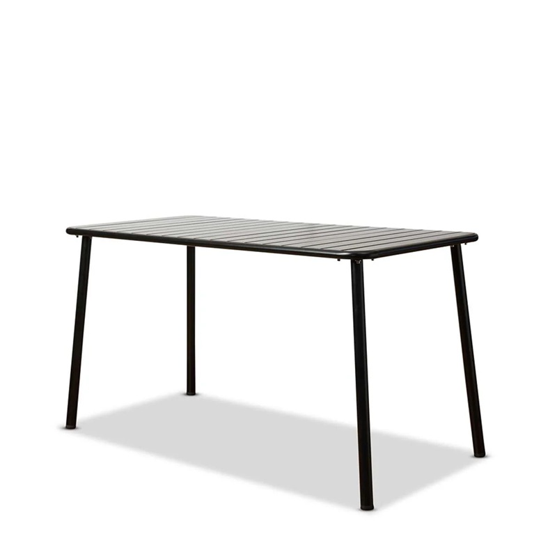 Sorrento Outdoor Four Seater Dining Table – Black