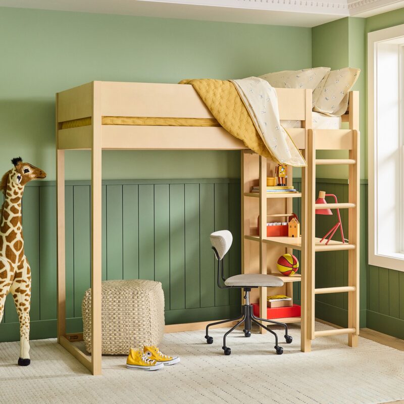 teddy-twin-loft-bed-with-desk-drawers-2 Teddy Twin Loft Bed with Desk/Drawers