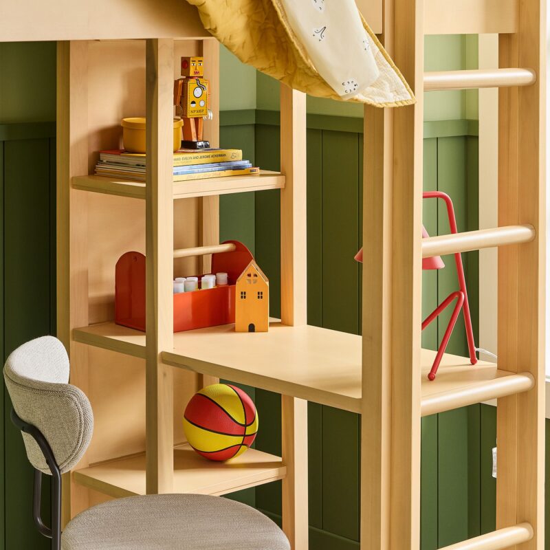 teddy-twin-loft-bed-with-desk-drawers-4 Teddy Twin Loft Bed with Desk/Drawers