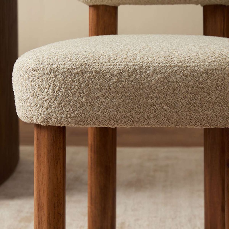 Thandi Boucle Dining Chair