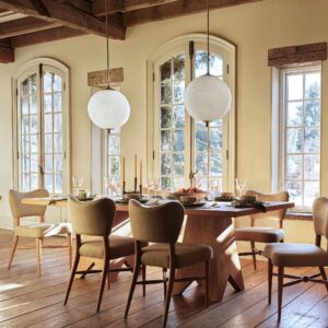 Velmora Curved Back Dining Chair