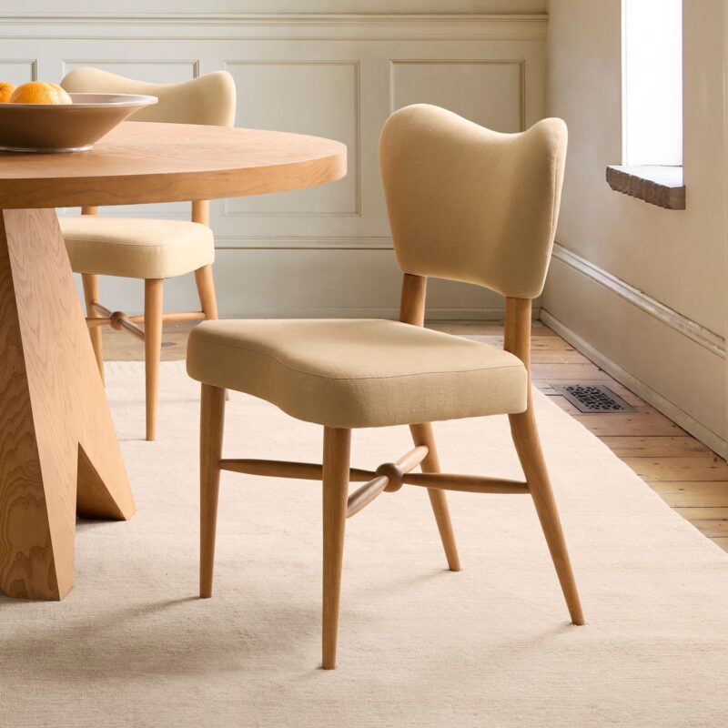 Velmora Curved Back Dining Chair