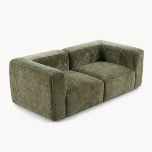 Vianno Chenille Low Profile 2 Seater Sofa