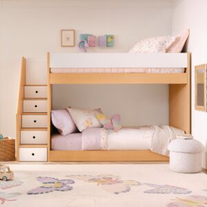 willow-stair-storage-twin-bunk-bed-1 Willow Stair Storage Twin Bunk Bed