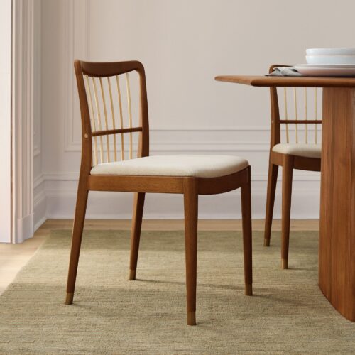 Ziphora Bamboo Spindle Back Dining Chair