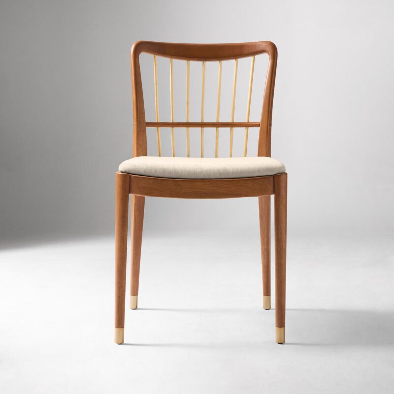 Ziphora Bamboo Spindle Back Dining Chair