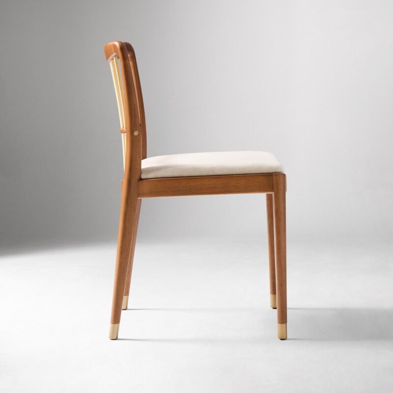 Ziphora Bamboo Spindle Back Dining Chair