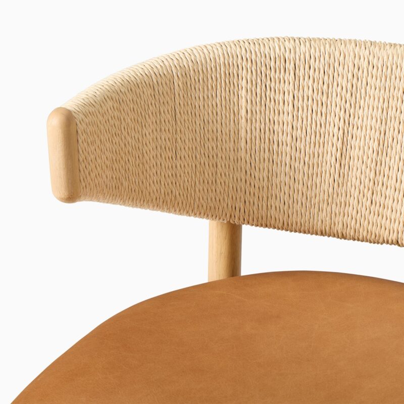 Zuwena Leather Counter Stool