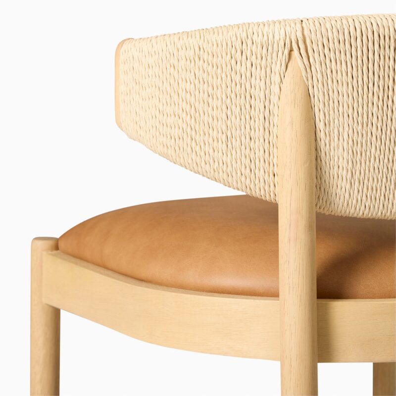 Zuwena Leather Counter Stool