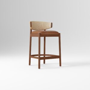 Roselle Swivel Wooden Counter Stools