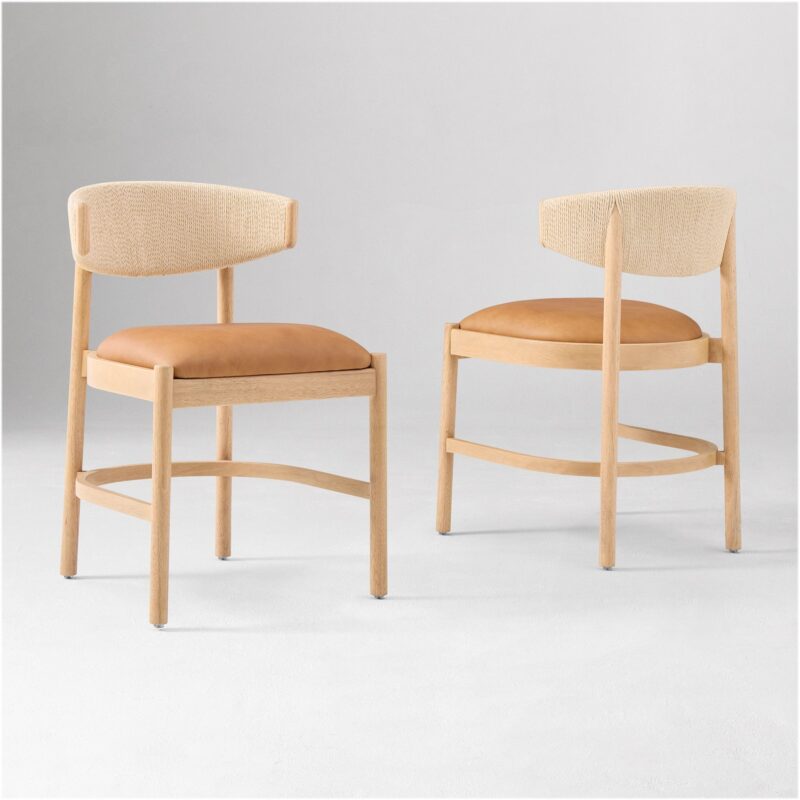 Zuwena Leather Dining Chair
