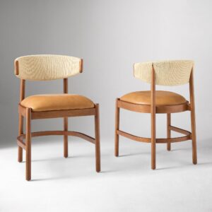 Zuwena Leather Dining Chair