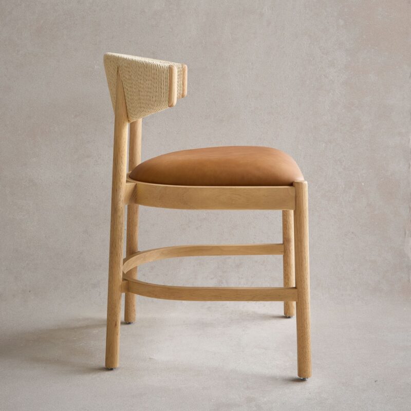 Zuwena Leather Dining Chair