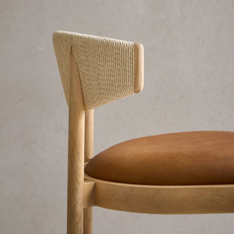 Zuwena Leather Dining Chair